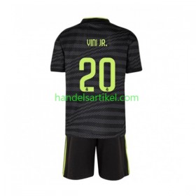 Real Madrid Vinicius Junior 20 Kinder 3rd Trikotsatz 2022/23 Kurzarm (+ Kurze Hosen)